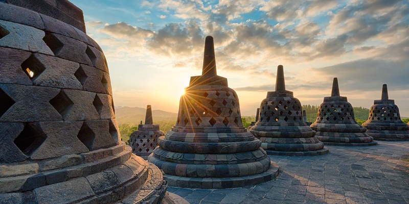 Image result for keindahan candi borobudur